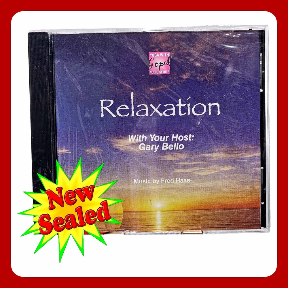 Gary Bello Relaxation Yoga Gopal Audio CD Fred Haas 671819982421 New Sealed Musi